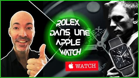 comment avoir un cadran rolex dans ton apple watch 